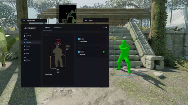 CS2-Midnight 外掛：透視、自瞄、完美換膚，綠演玩家暢玩必備